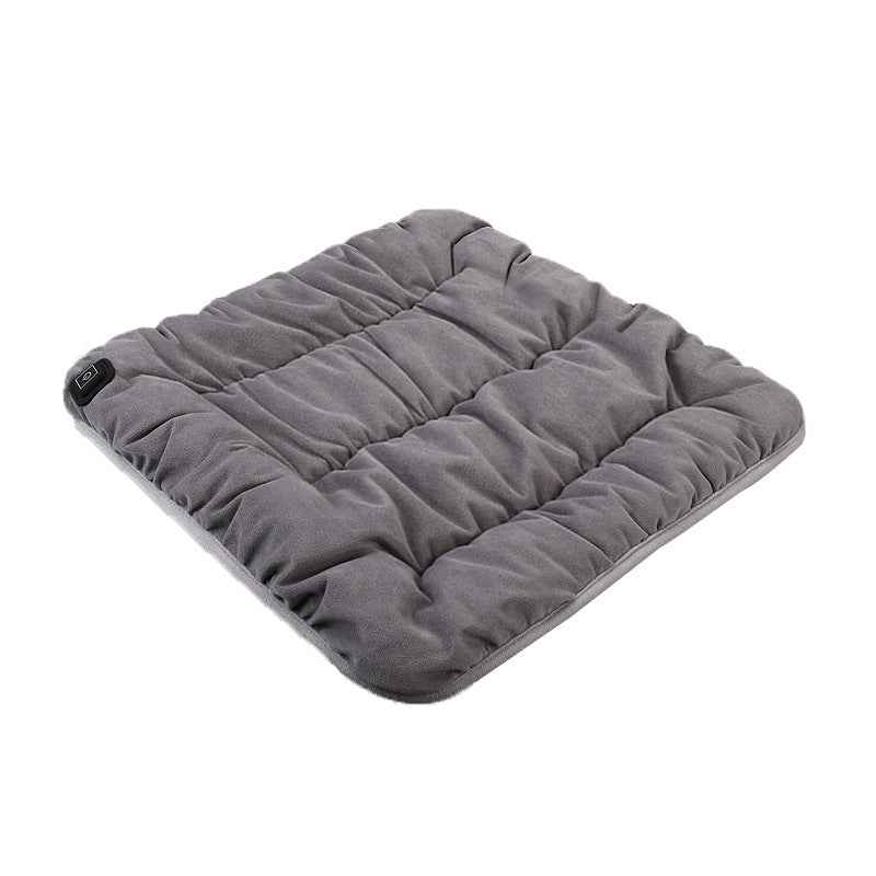 Synapik Winter car home plush heated seat cushion