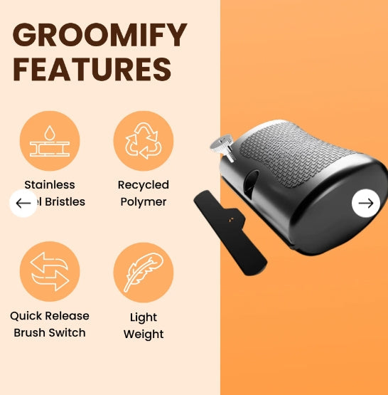 Synapik Pet Hair Detangling Comb - Multifunctional Grooming Tool for Effortless Care