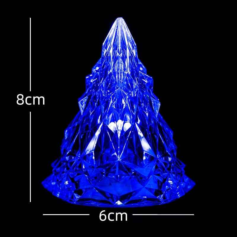 Synapik Night Light Crystal Mini Tree Light Flameless LED
