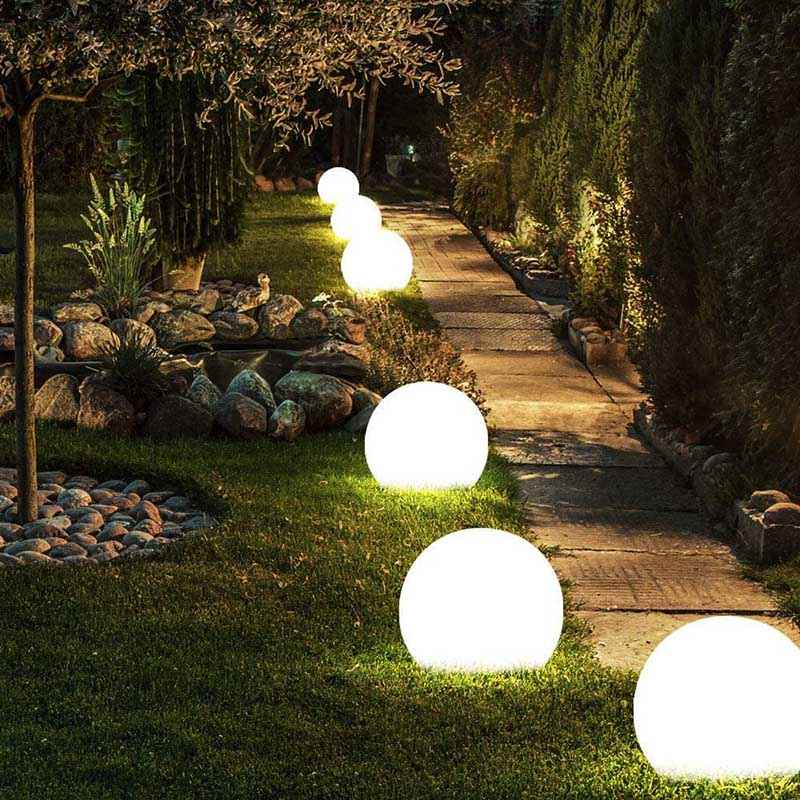 Synapik Waterproof Garden Ball Lights