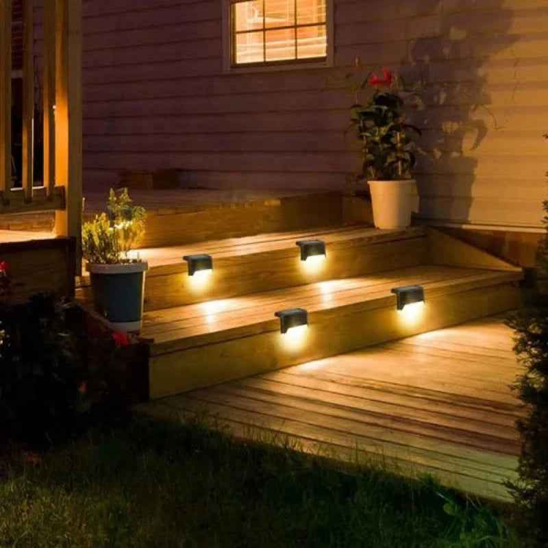 Synapik Solar Stair Lights - Energy-Efficient Outdoor Illumination