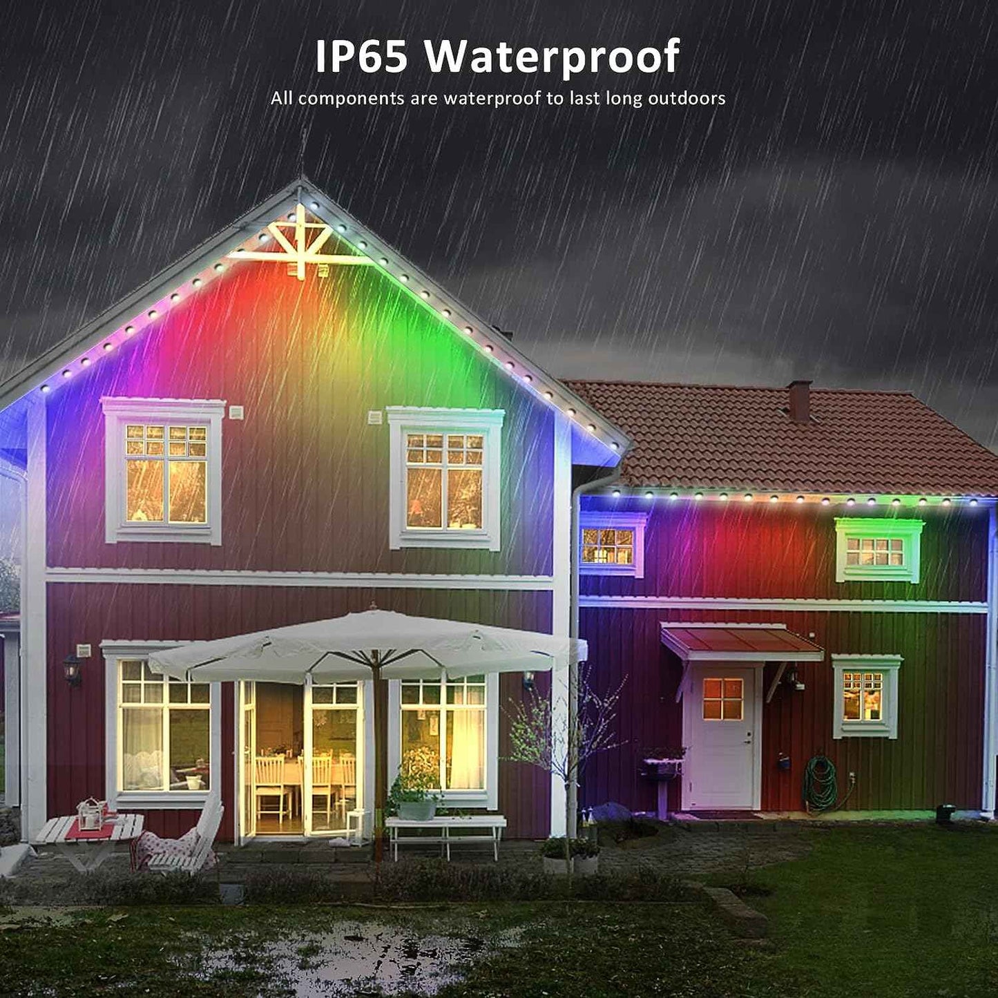 Synapik Smart Rainbow LED Permanent Outdoor Light - Smartlight