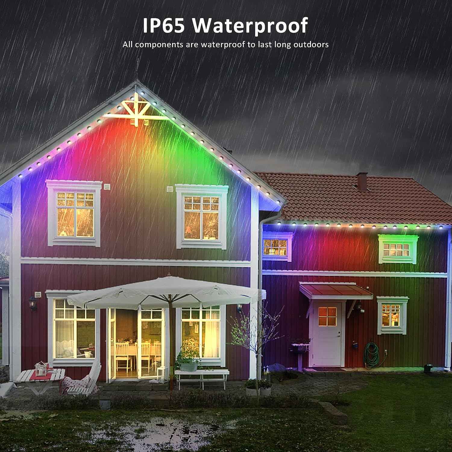 Synapik Smart Rainbow LED Permanent Outdoor Light - Smartlight