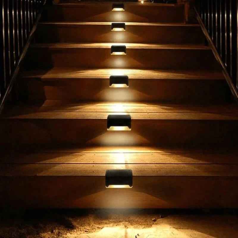 Synapik Solar Stair Lights - Energy-Efficient Outdoor Illumination