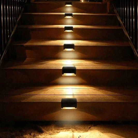 Synapik Solar Stair Lights - Energy-Efficient Outdoor Illumination