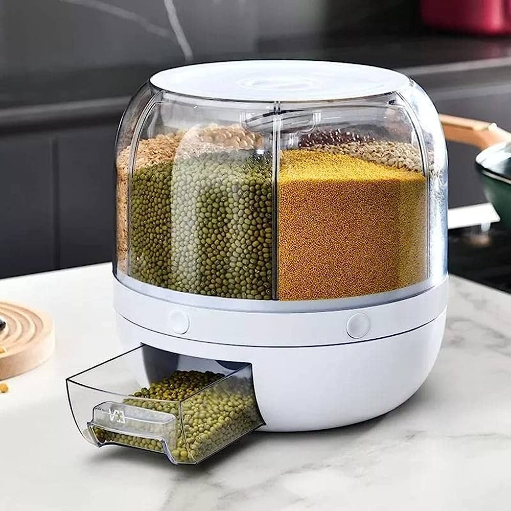 Synapik Smart Cereal Storage Box for Perfect Freshness and Organization