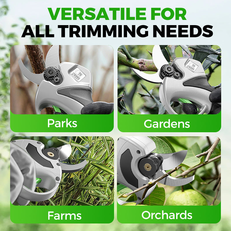 Synapik Electric Pruning Shears – Powerful Cordless Garden Tool with Battery & Charger