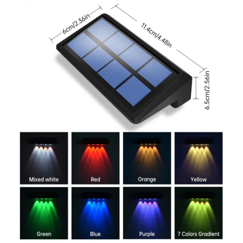 Synapik Solar Fence Light Sets