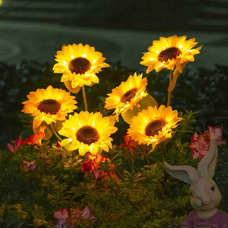 Synapik Waterproof Solar Sunflower Light