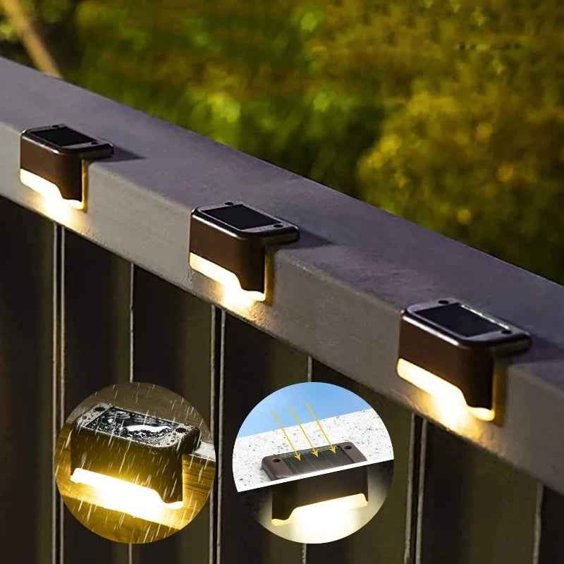 Synapik Solar Stair Lights - Energy-Efficient Outdoor Illumination