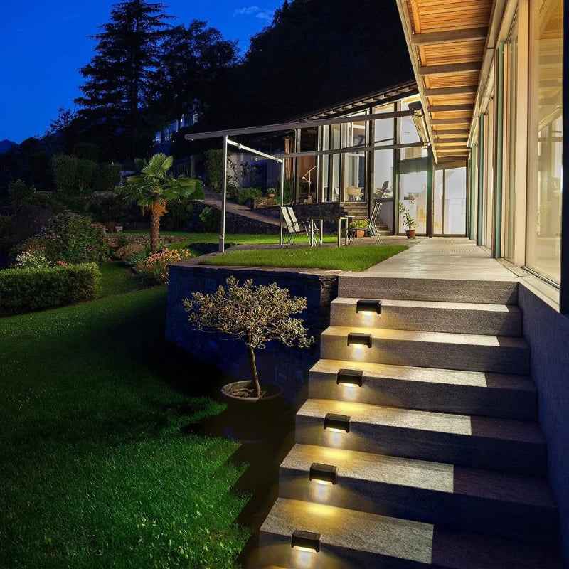 Synapik Solar Stair Lights - Energy-Efficient Outdoor Illumination
