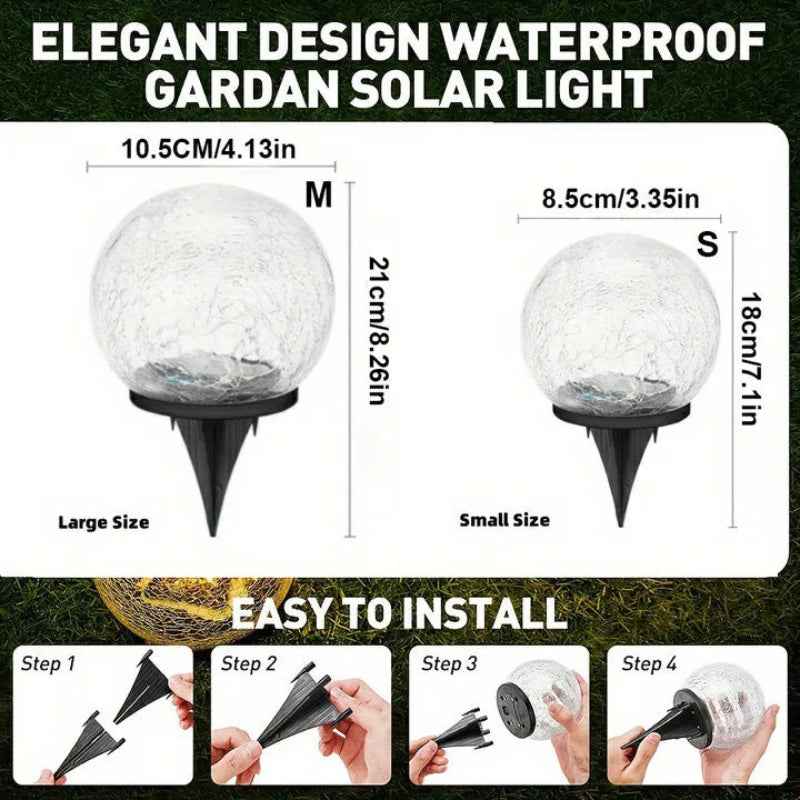 Synapik Solar Globe Lights