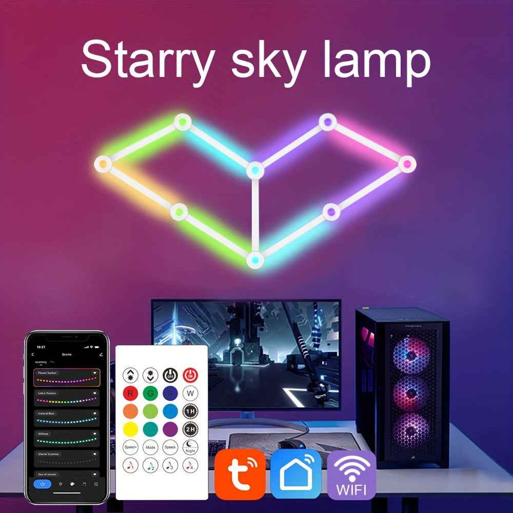 Synapik Smart Colorful Starry Sky Light with Voice Control Features