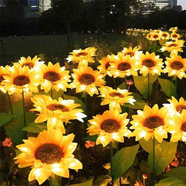 Synapik Waterproof Solar Sunflower Light