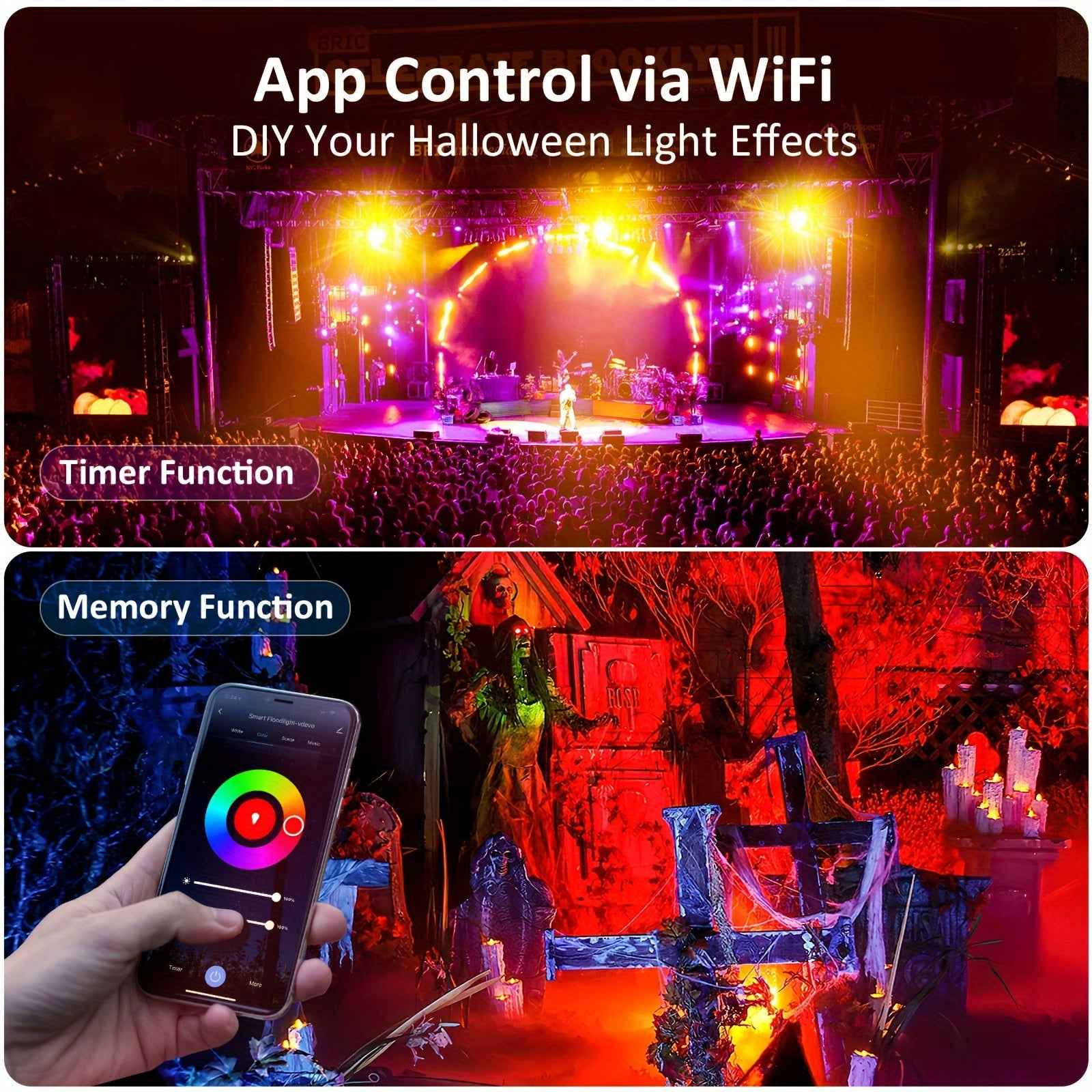 Synapik RGB Outdoor Floodlight - Exceptional Illumination and Energy Efficiency for Your Space