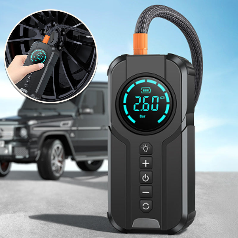 Synapik Car Emergency Power Supply, All-in-One Jump Starter, Air Pump, and Power Bank
