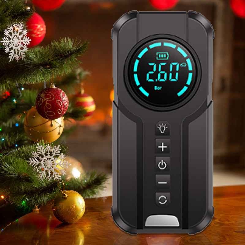 Synapik Car Emergency Power Supply, All-in-One Jump Starter, Air Pump, and Power Bank