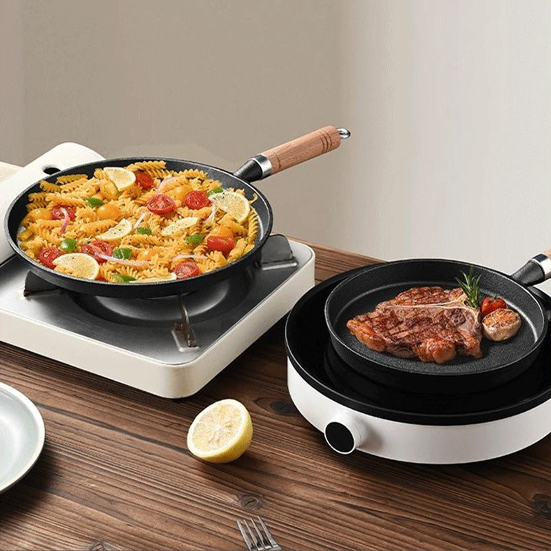 Synapik Non-Stick Cast Iron Frying Pans for Effortless Cooking