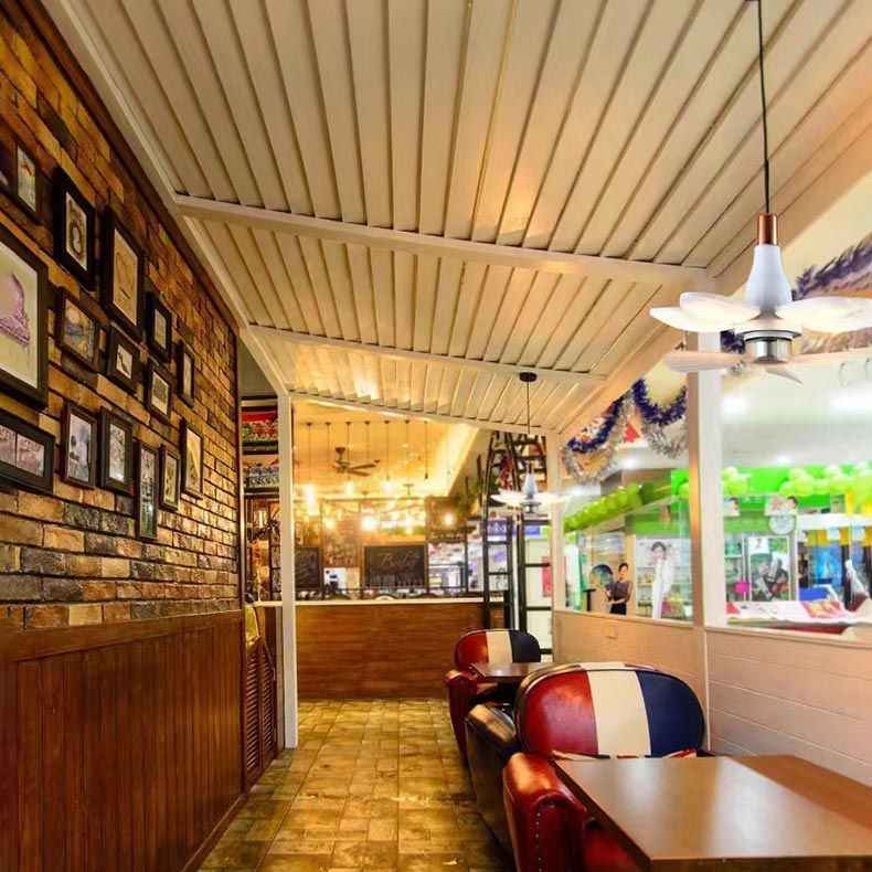 Synapik Ceiling Fan with Light and Remote Control for Modern Homes