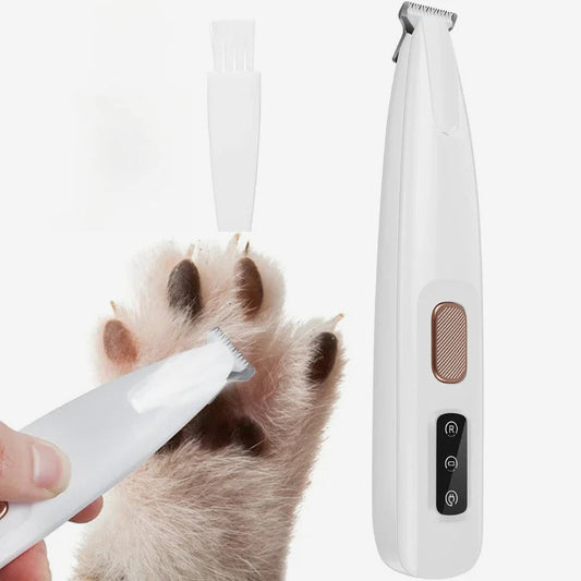 Synapik Waterproof Rechargeable Pet Shaver with LED Light - Ultimate Grooming Tool
