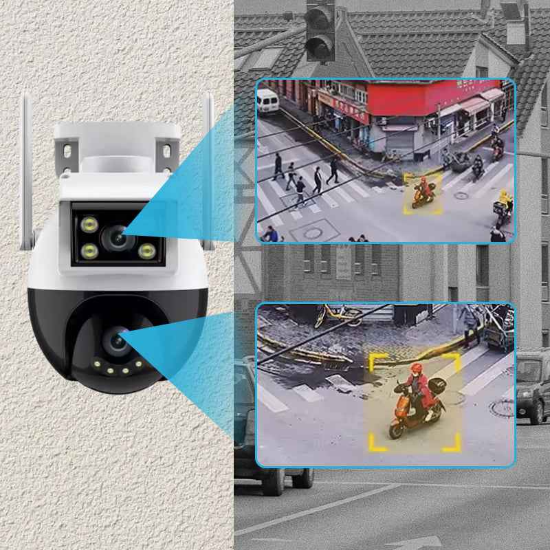 Synapik Binocular Wireless 360° Surveillance Camera