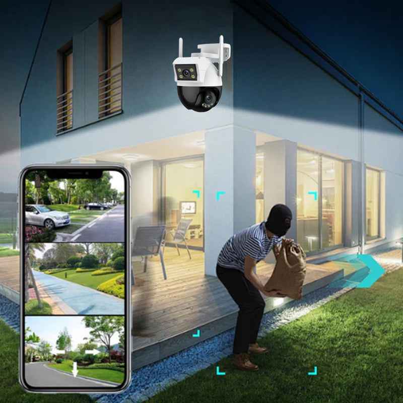 Synapik Binocular Wireless 360° Surveillance Camera