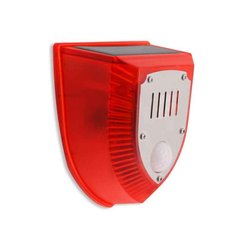 Synapik Solar 129dB Sound Security Alarm Light with Motion Sensor