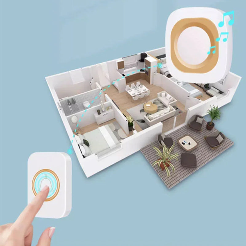 Synapik Self-Powered Wireless Doorbell for Home Use – Hassle-Free Remote Control