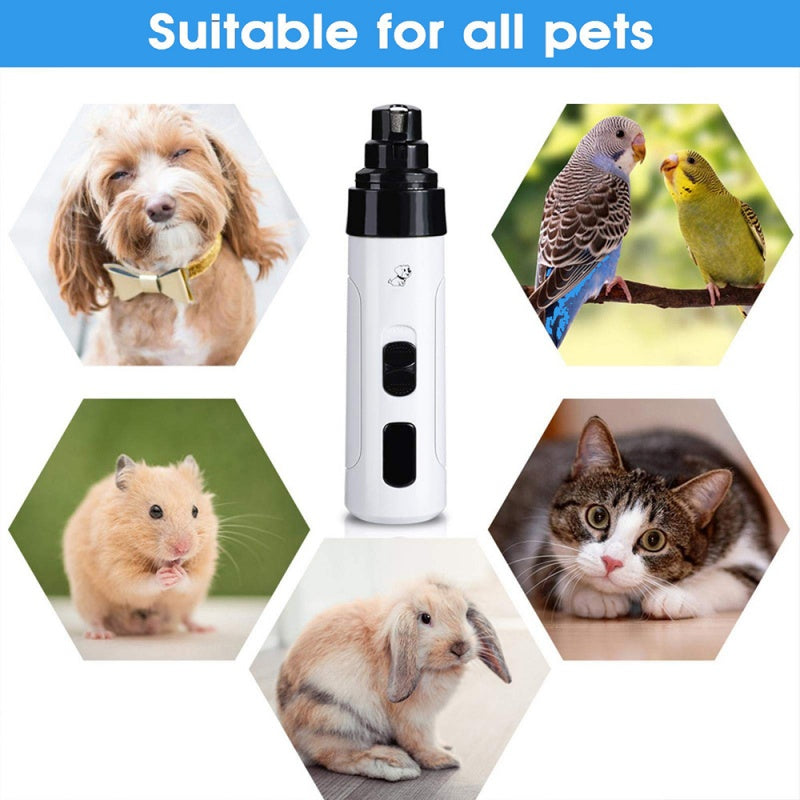 Synapik Pet Nail Grinder Set for Effortless Grooming and Safety