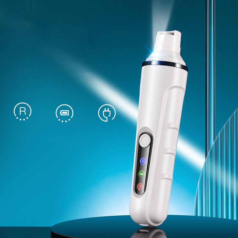 Synapik Super Quiet Pet Nail Grinder with LED Light for Effortless Grooming