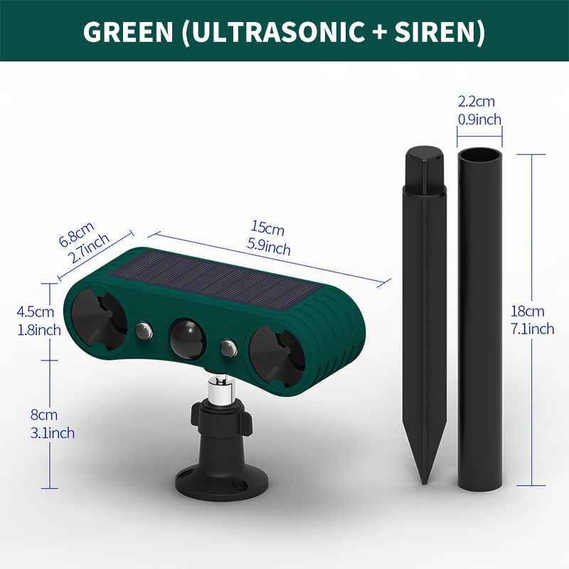 Synapik Solar Motion Sensor Outdoor Alarms for Repelling