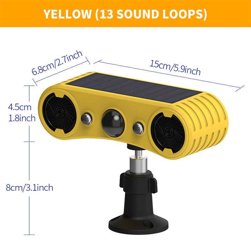 Synapik Solar Motion Sensor Outdoor Alarms for Repelling