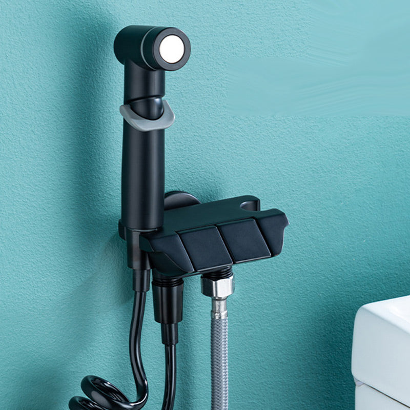 Synapik Dual Control Valve Bidet Sprayer Set - 1-In-2-Out Design