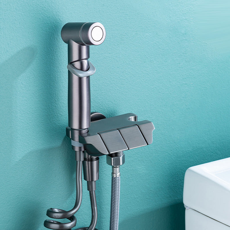 Synapik Dual Control Valve Bidet Sprayer Set - 1-In-2-Out Design