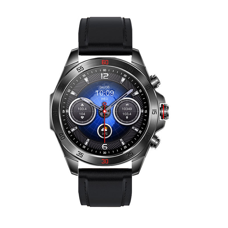 Synapik 1.43" HD Waterproof Bluetooth Health Monitor Watch