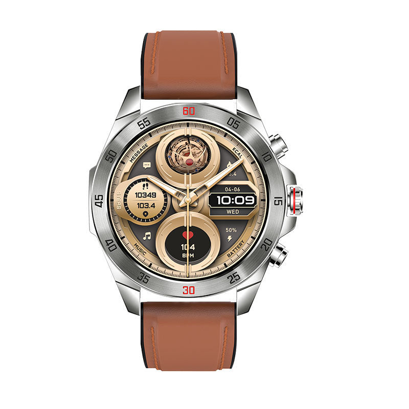 Synapik 1.43" HD Waterproof Bluetooth Health Monitor Watch