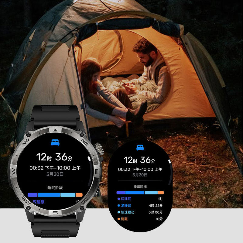 Synapik Outdoor Smart Bluetooth Fitness Watch for Active Lifestyles