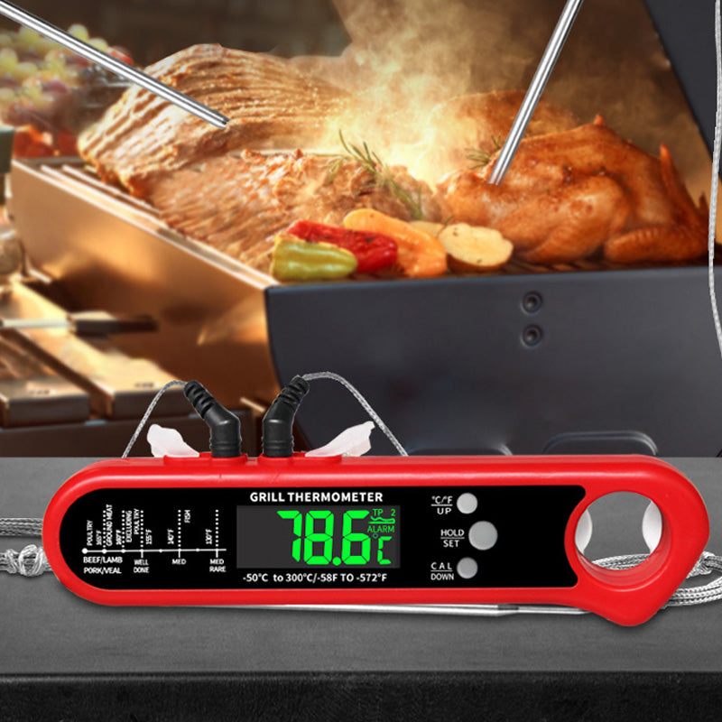Synapik Instant Read Thermometer for Cooking - Precision Temperature Measurements for Perfect Results