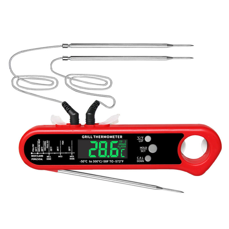 Synapik Instant Read Thermometer for Cooking - Precision Temperature Measurements for Perfect Results