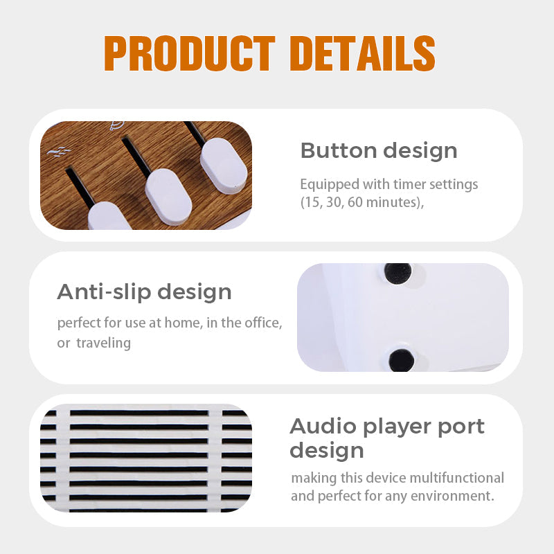 Synapik White Noise Therapy Device - Portable Sleep Sound Machine for Better Sleep
