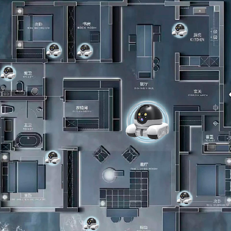 Synapik 2025 New Arrivals HD Wireless Pet Robot Camera - Intelligent Remote Monitoring