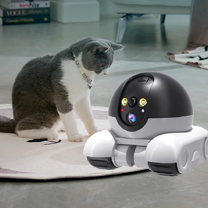 Synapik 2025 New Arrivals HD Wireless Pet Robot Camera - Intelligent Remote Monitoring