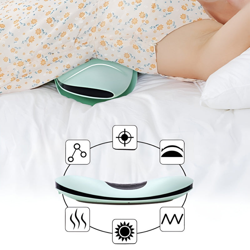 Synapik Electric Lumbar Traction Device with Thermal Therapy for Back Pain Relief