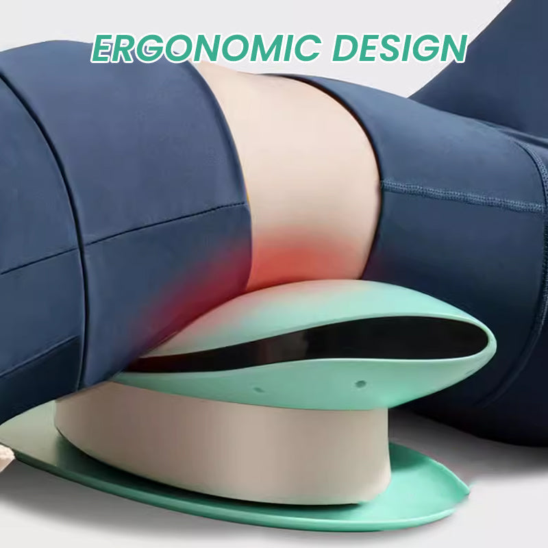 Synapik Electric Lumbar Traction Device with Thermal Therapy for Back Pain Relief