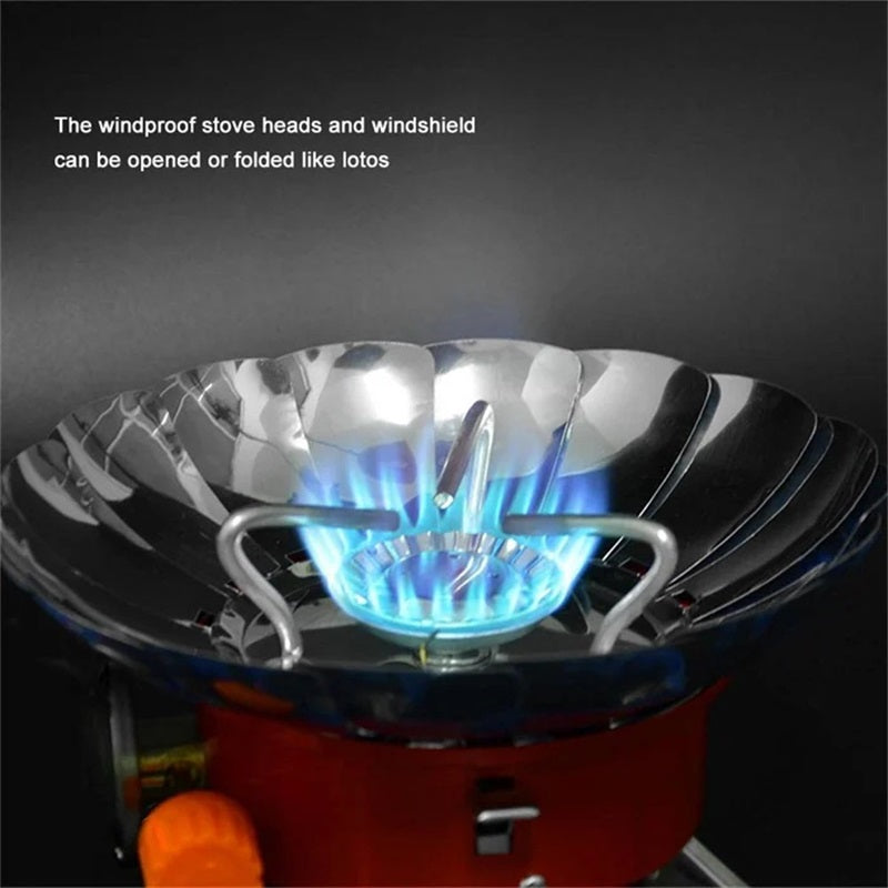 Synapik Lotus Small Square Portable Outdoor Cooking Stove - Foldable Design for a New Experience in Outdoor Cooking!