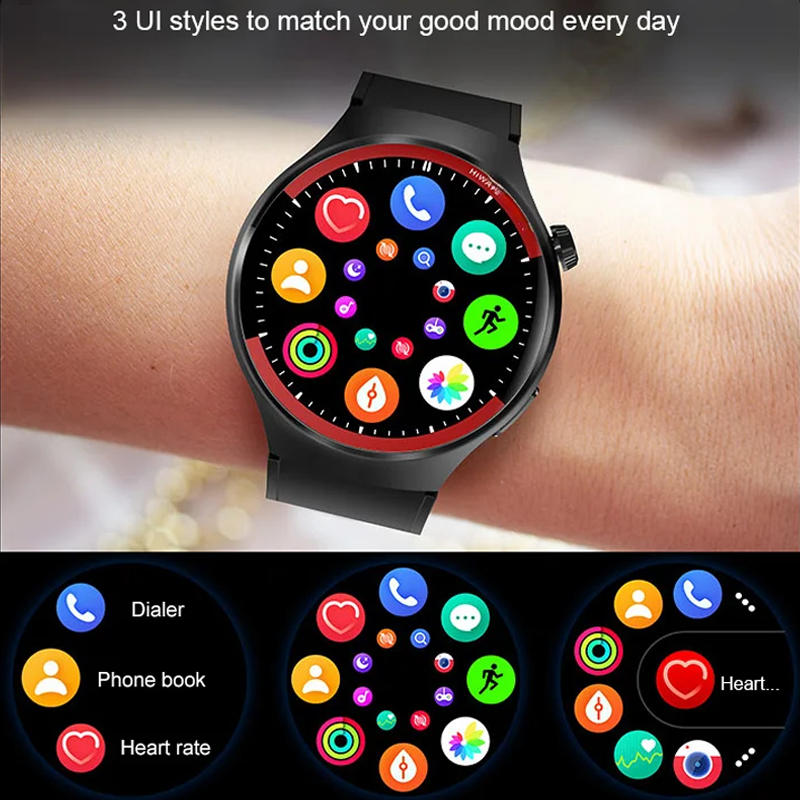 Synapik Smart Health Monitoring Watch - Track Your Wellness with Bluetooth Technology