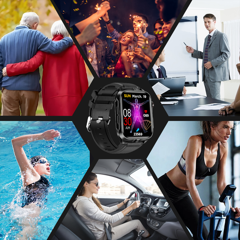 Synapik Smart Health Watch - Advanced Bluetooth Fitness Tracker