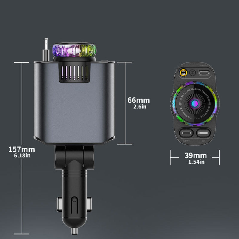 Synapik 5-in-1 Charger Aroma Diffuser with Starlight Ceiling Features