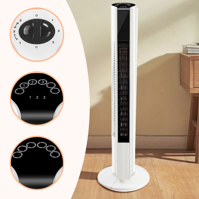 Synapik Smart Quiet Tower Fan for Bedroom - Ultimate Comfort and Serenity