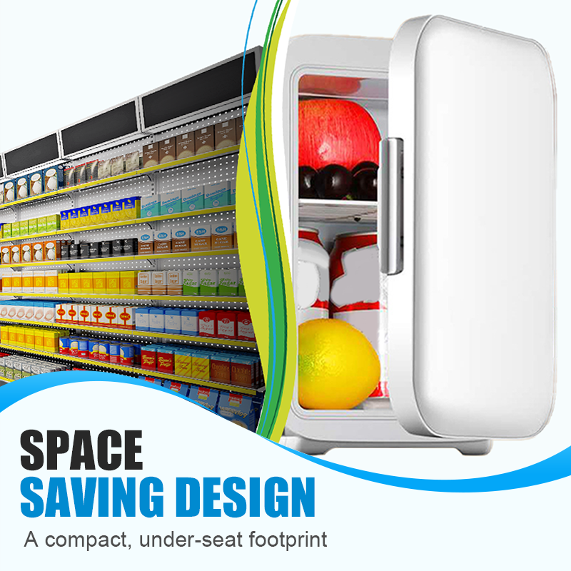 Synapik 4L Mini Car Refrigerator - Portable Cooling Solution for Travel